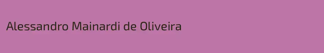 Alessandro Mainardi de Oliveira